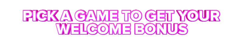 Casushi PICK A GAME TO GET YOUR WELCOME BONUS